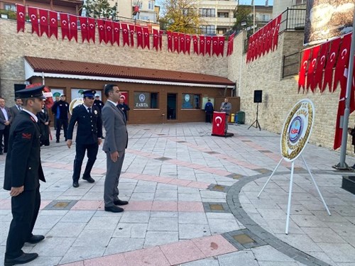 Kaymakamımız Faruk DOĞRU'nun 2022 Yılı 10 Kasım Atatürk'ü Anma Günü Mesajı